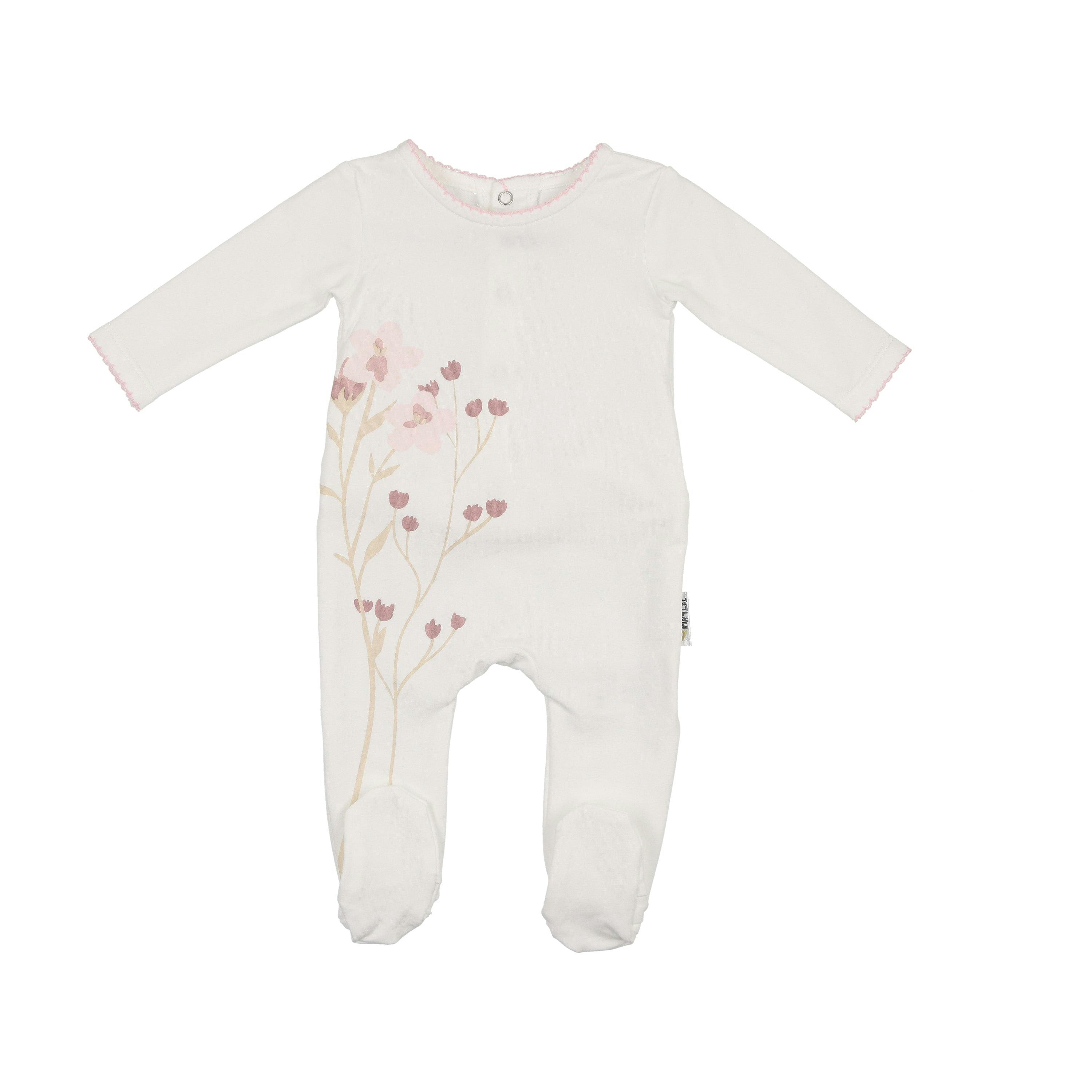 Blooming Bouquet Footie and Beanie Set
