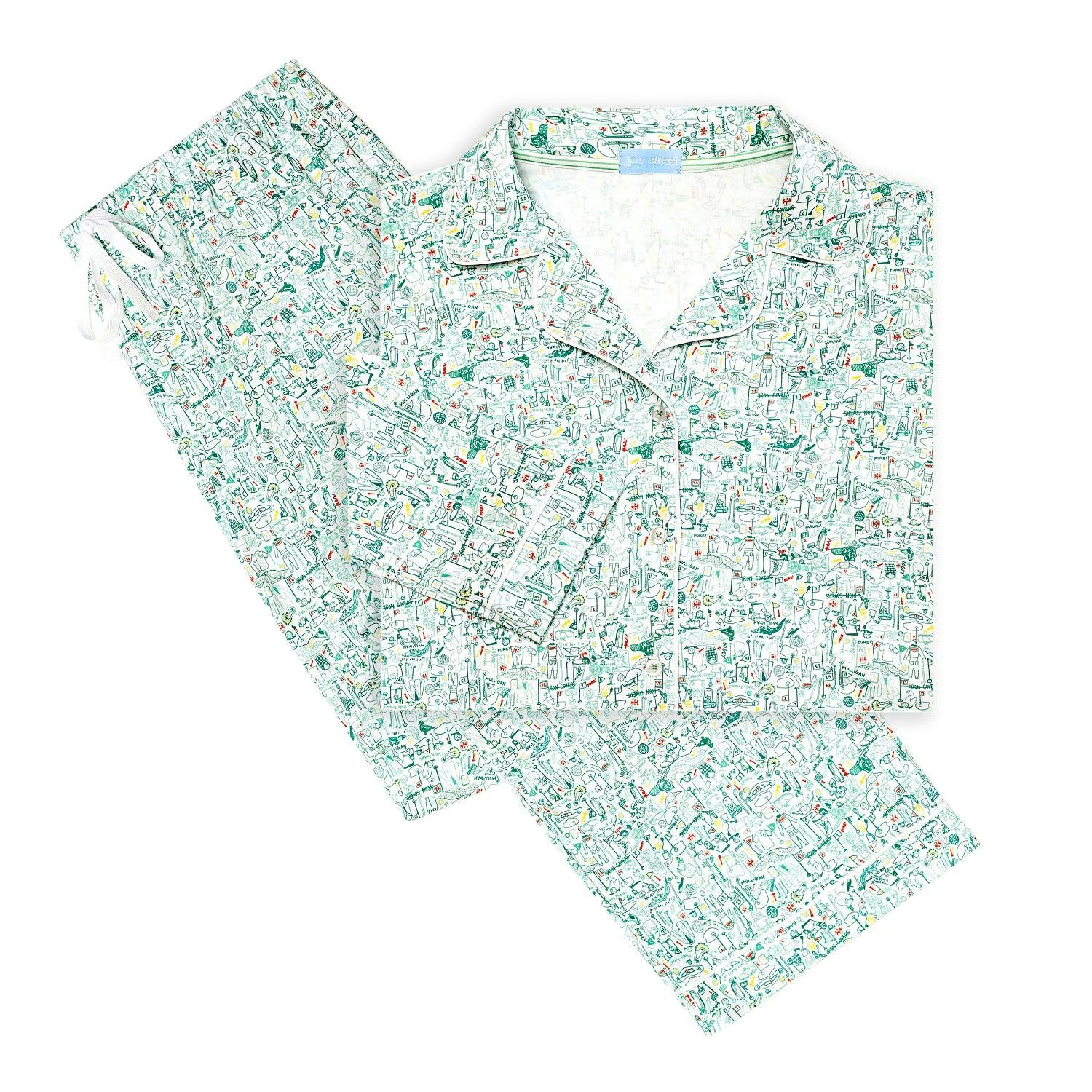 Golf Women’s Button Front Long Pajama Set