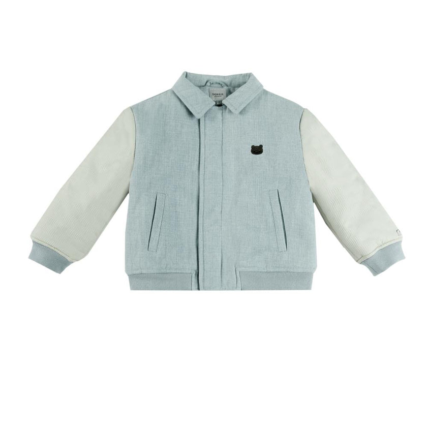 Zemmie Denim Jacket | Bear | Ice Blue