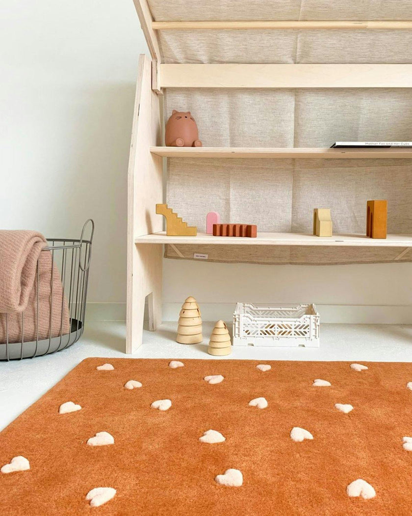 Round Hearts Rug