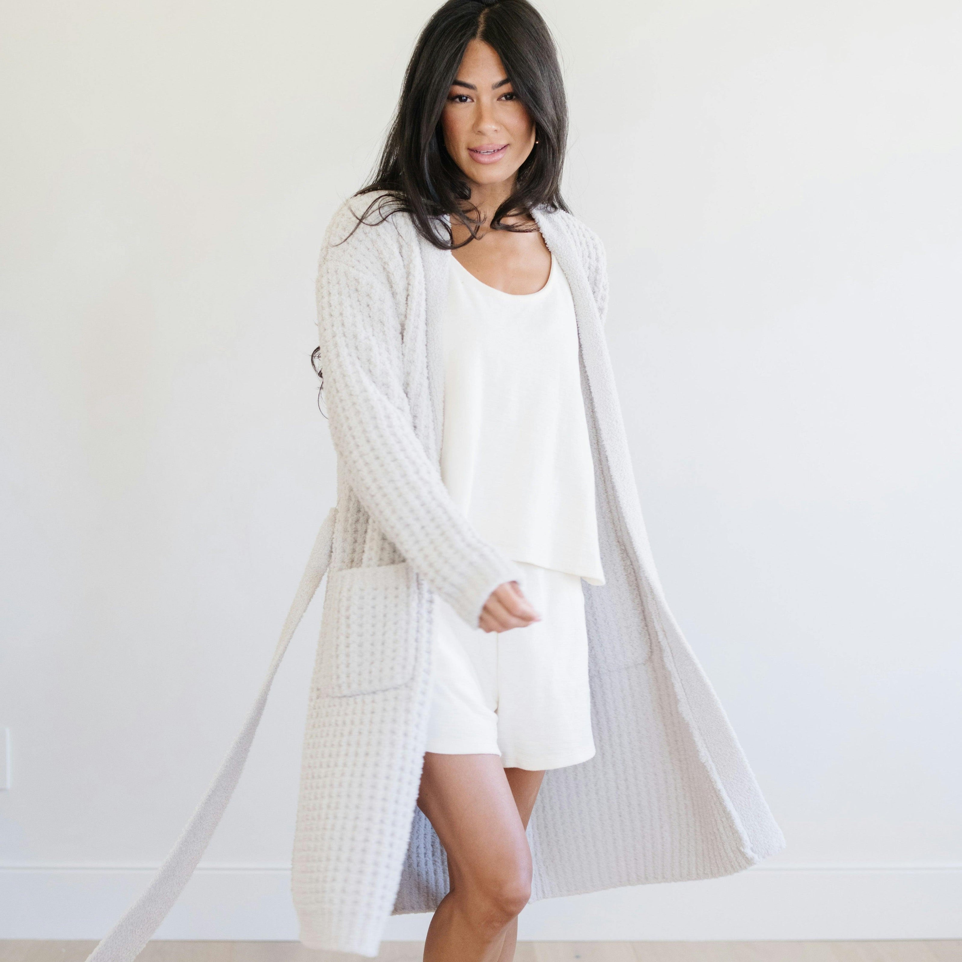 WAFFLE KNIT ROBES