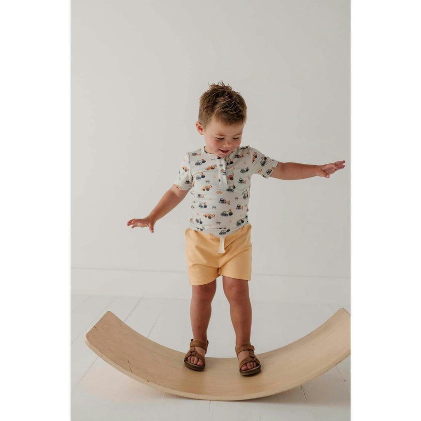 Boy's Short Sleeve Henley Shirt