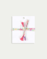 Charm Bracelet - Emma Floral Purple