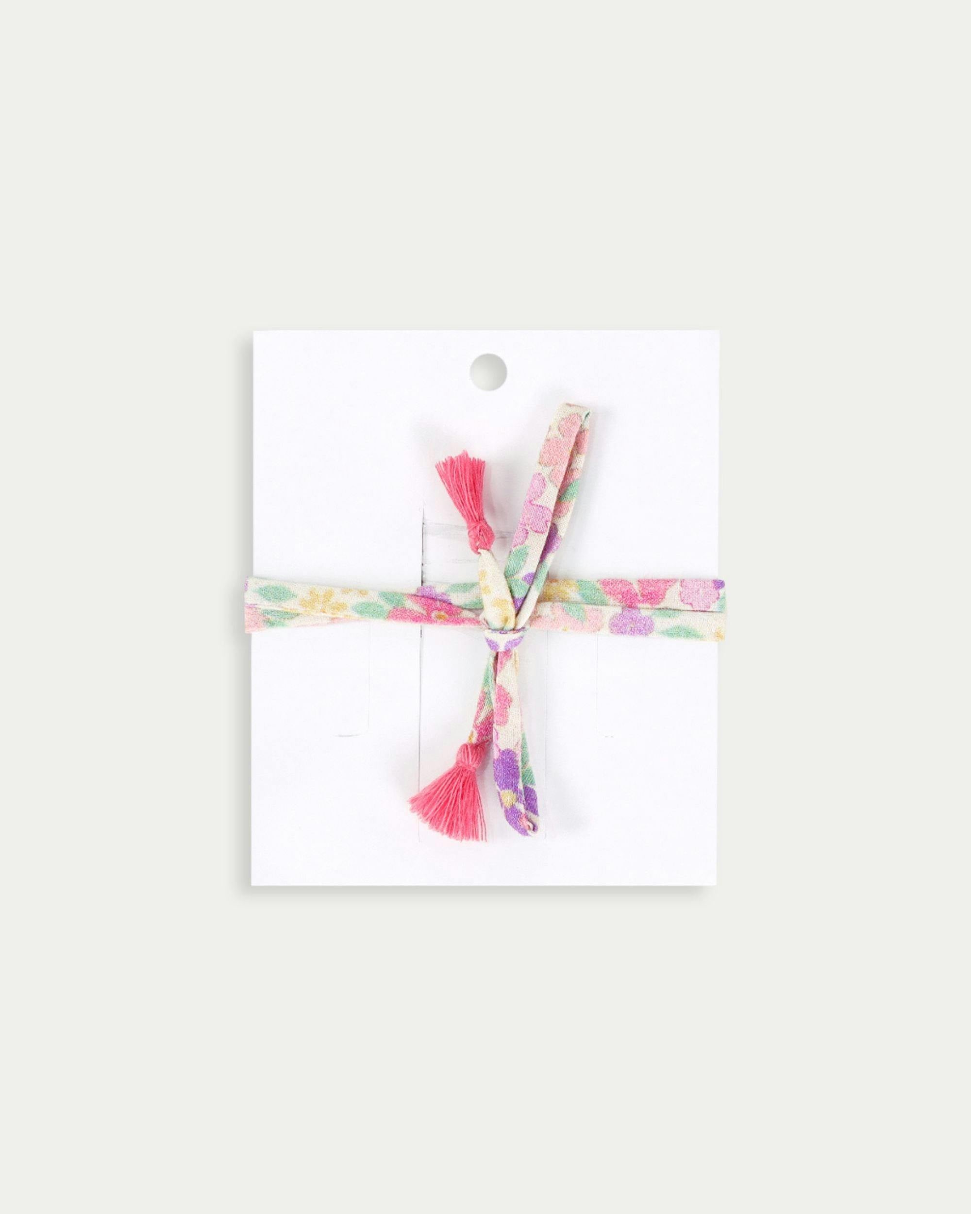Charm Bracelet - Emma Floral Purple