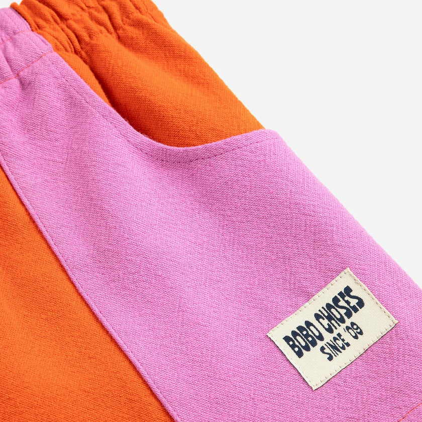 Bobo Choses color Block woven shorts