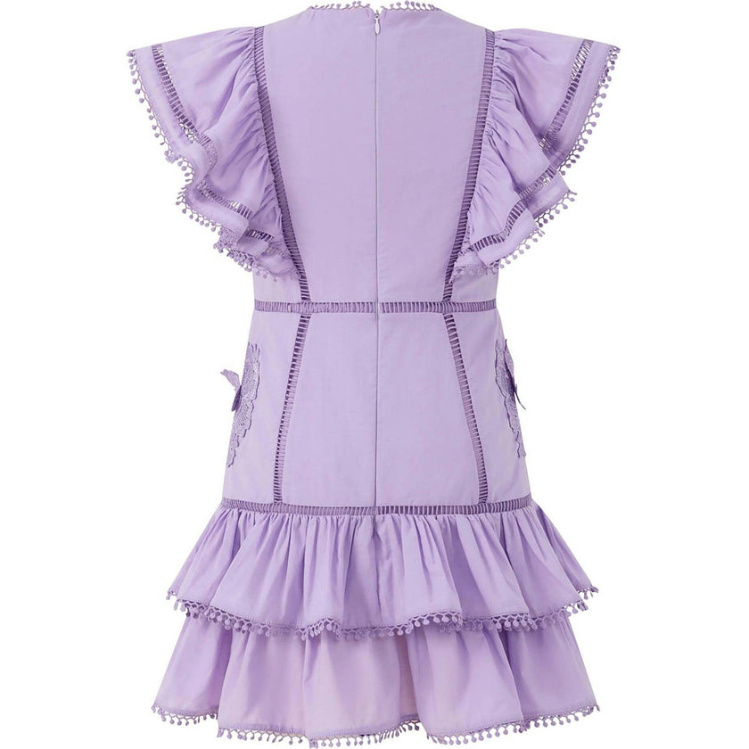 Carloyn Frill Cotton Mini Dress