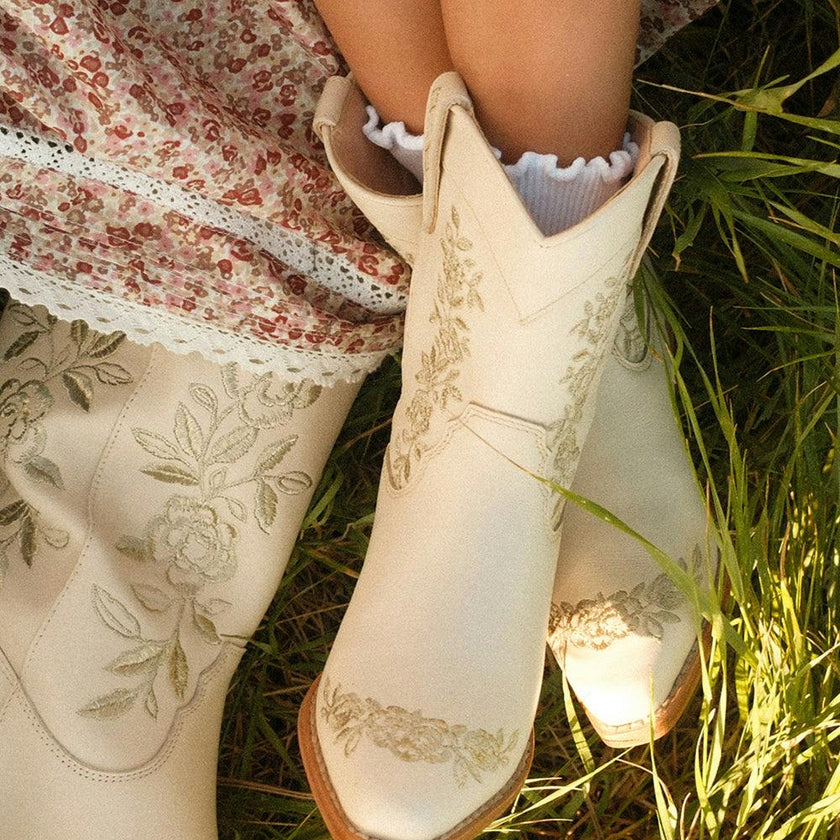Mini Avery Boot in Cream
