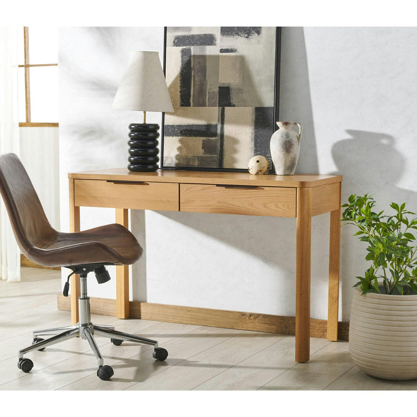 Gabrietta 2 Drawer Wood Desk