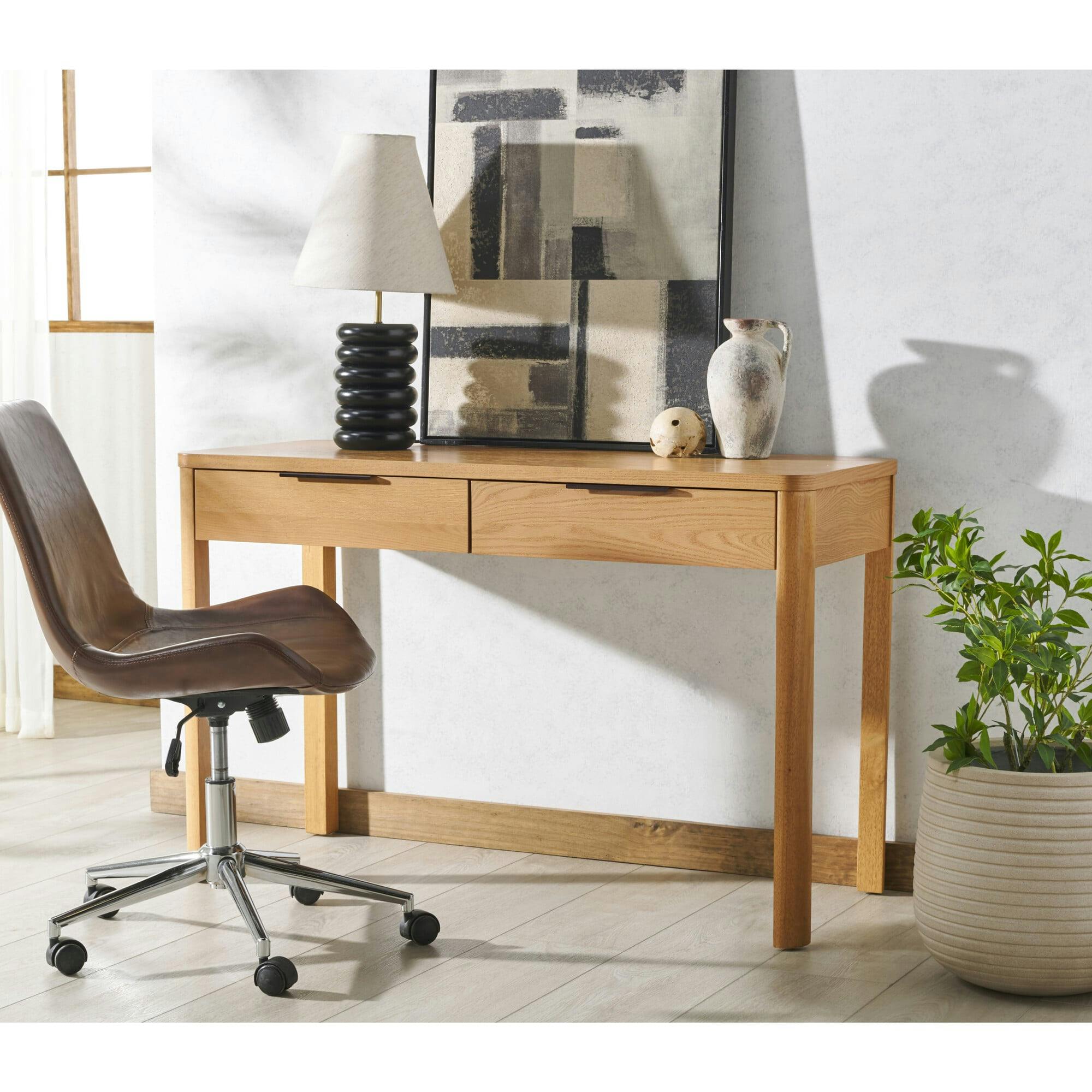 Gabrietta 2 Drawer Wood Desk