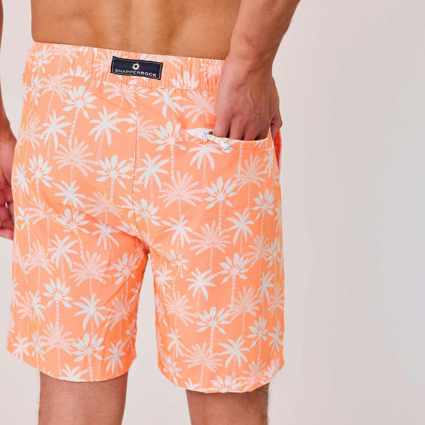 Mens Cali Palms Recycled Swim Short