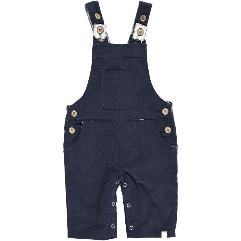 HARRISON Navy cord overalls