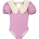 Mipounet SS26 Daniela, Swimwear Ecru Pink Violet