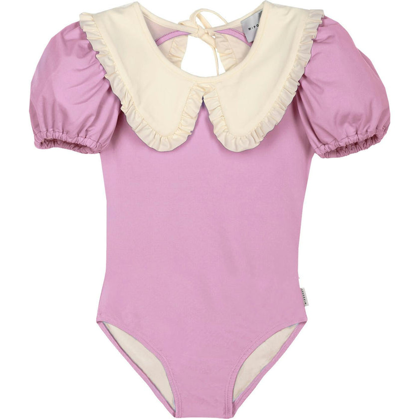 Mipounet SS26 Daniela, Swimwear Ecru Pink Violet