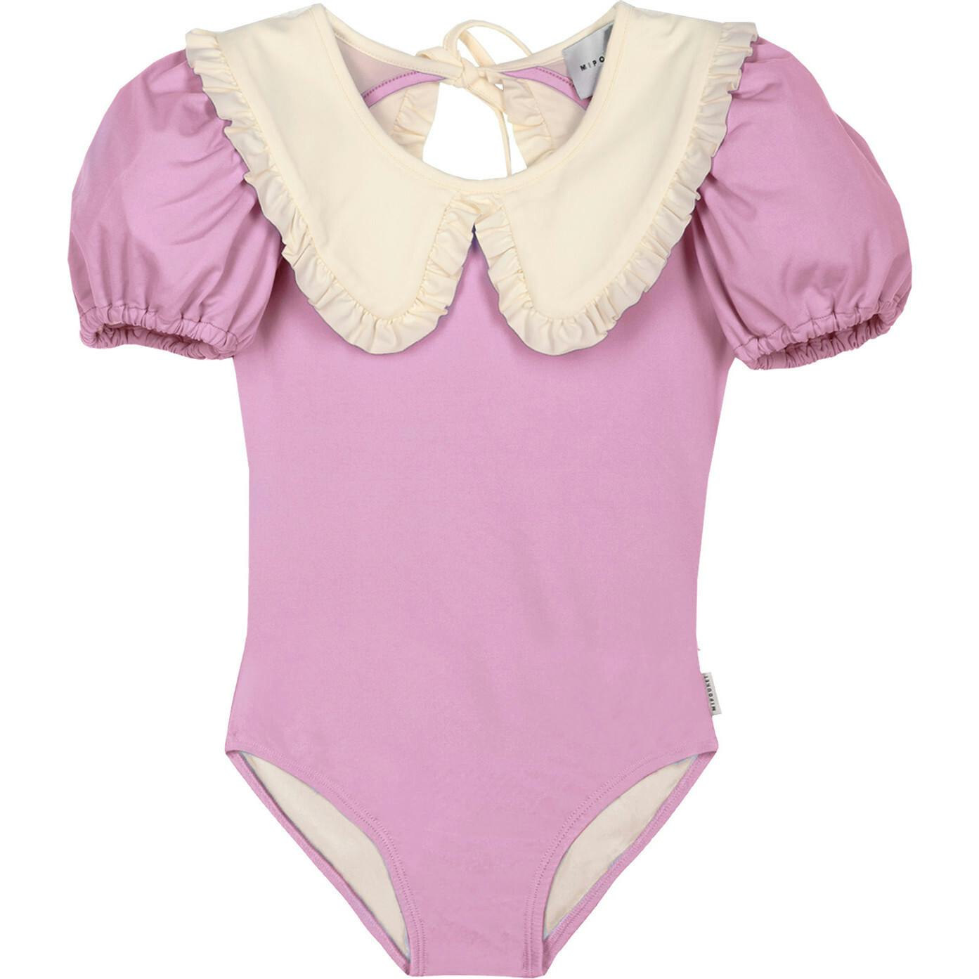 Mipounet SS26 Daniela, Swimwear Ecru Pink Violet