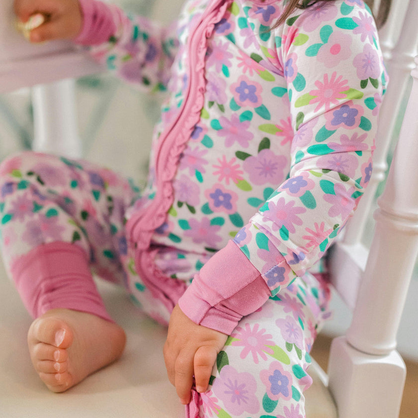 Emmie Bamboo Ruffle Romper