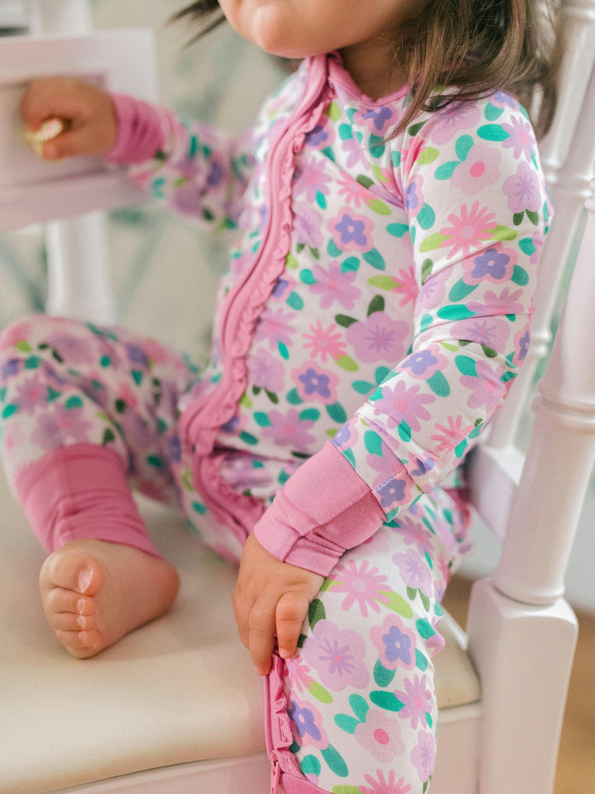Emmie Bamboo Ruffle Romper