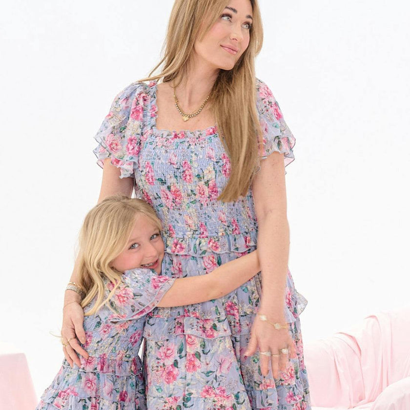 Winnie Dress in Peony Blossoms