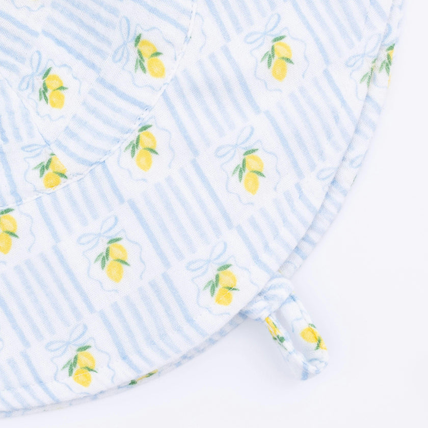 Lovely Lemons - Smocked Top with Bloomer & Sun Hat Set