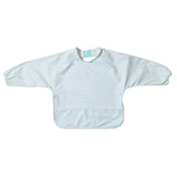Magnetic Long Sleeve Bib - Mint Check
