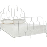 Paloma Metal Retro Bed, White