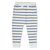 Organic Tee & Pants Set - Navy Stripe
