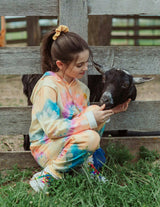 Be Happy Tie Dye Jogger Set