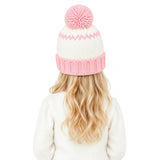 Holiday Bow Wreath Bobble Hat