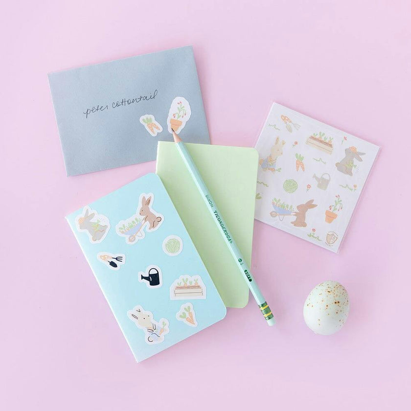 Bunnies In The Garden Sticker Set