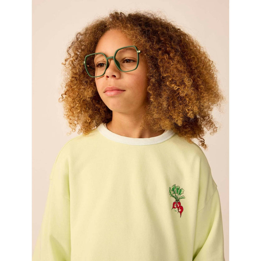 Organic Weekend Sweatshirt in Keylime
