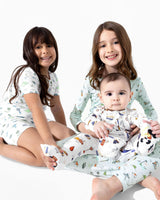 Tennis Bamboo Kids Pajama Short Set
