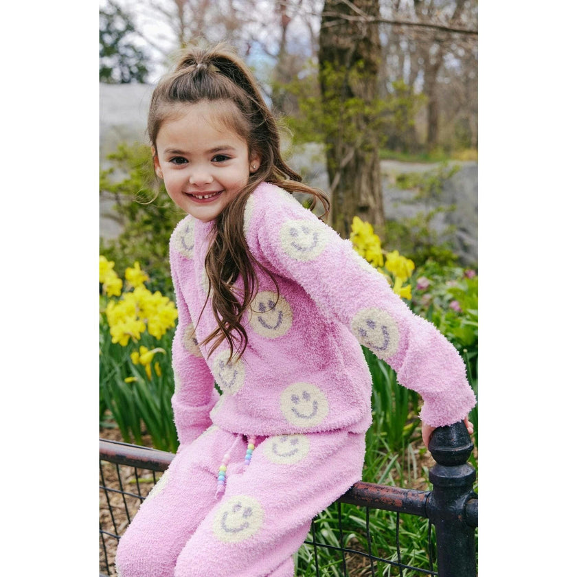 Pinky Fuzzy Smiley Emoji Set