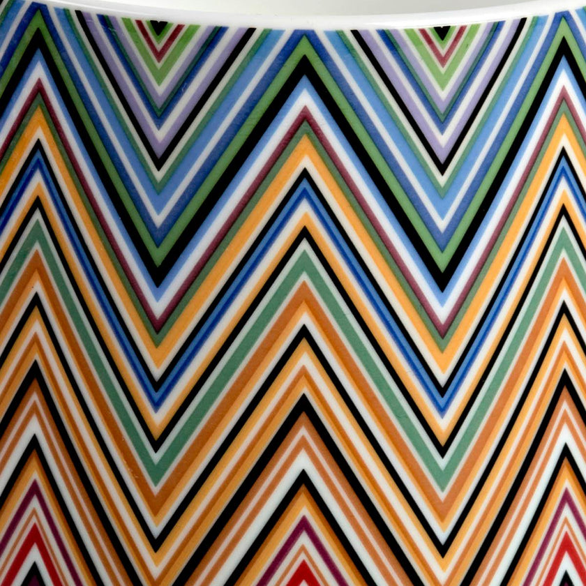 Mug Cup ZIG ZAG in Luxury Box Jarris 156 diam. 3", H 3.9", cap. 12.5 oz