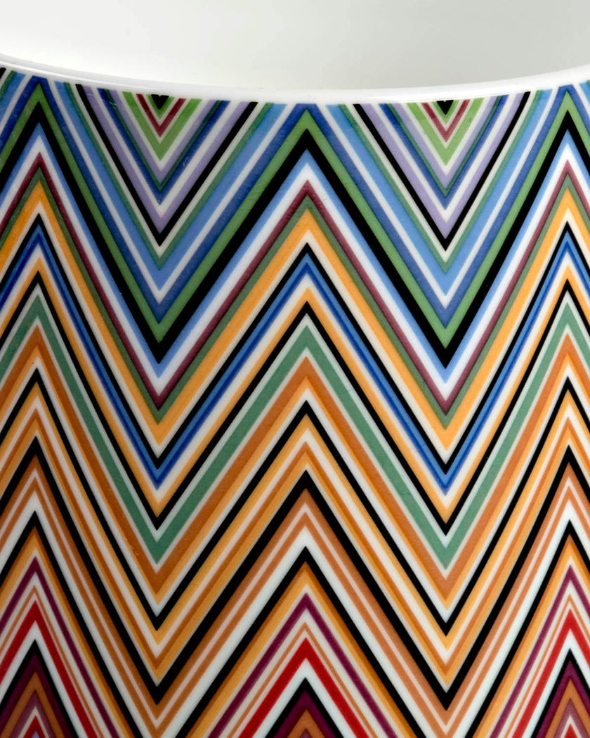 Mug Cup ZIG ZAG in Luxury Box Jarris 156 diam. 3", H 3.9", cap. 12.5 oz