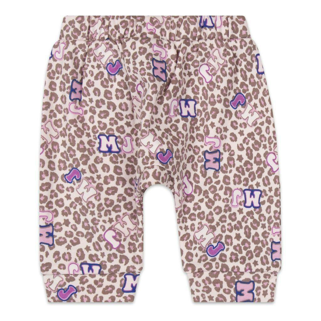 White Cardigan & Pink Trousers Set