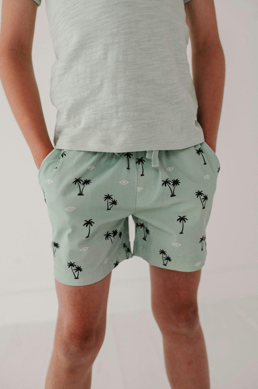 Boy's Twill Beach Shorts