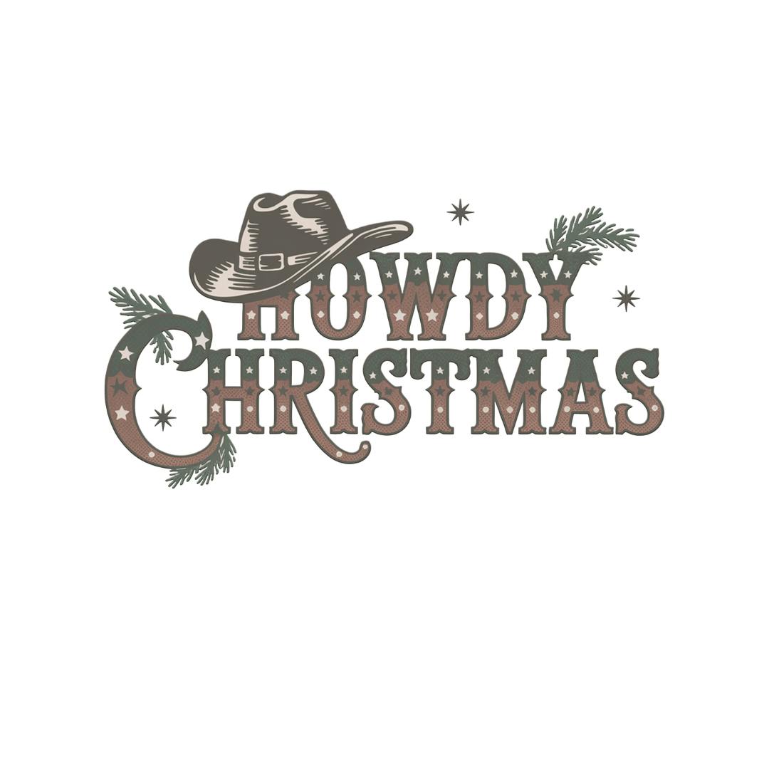 long sleeve graphic bodysuit | howdy christmas