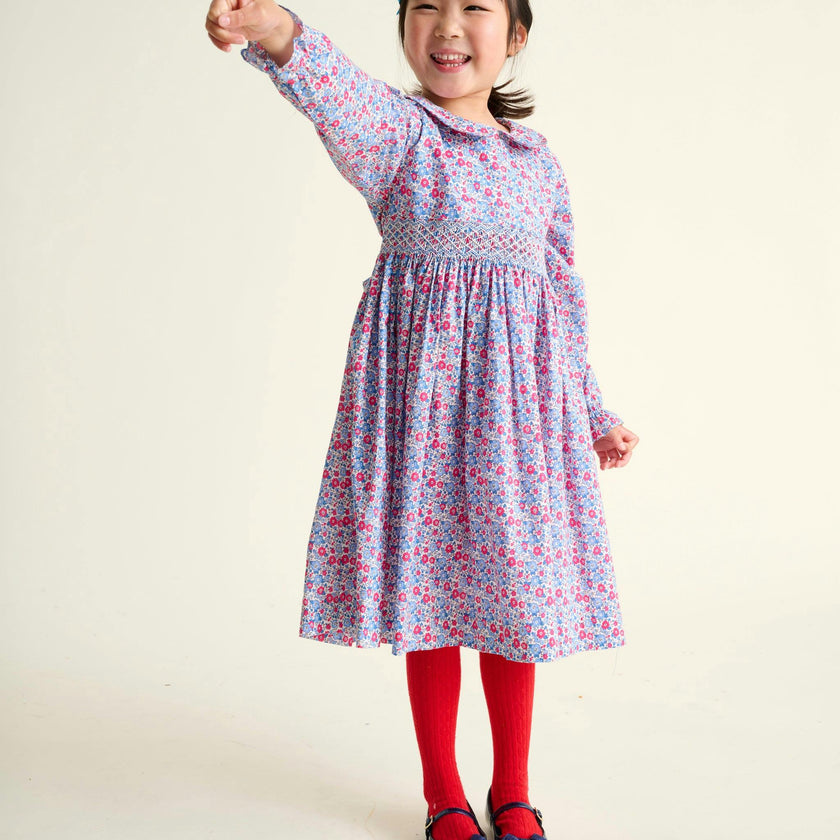 Smocked Girls Dress Frida