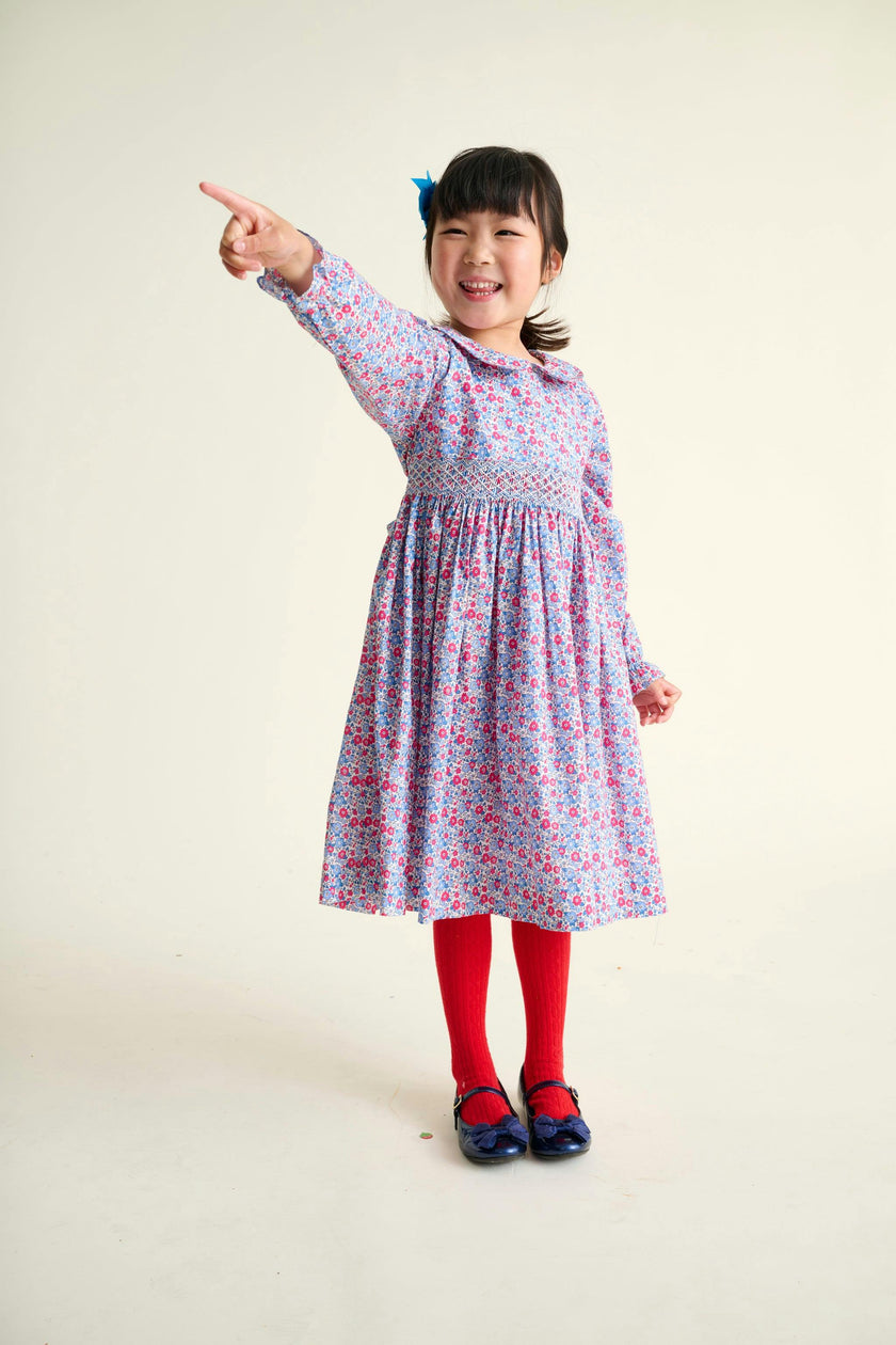 Smocked Girls Dress Frida
