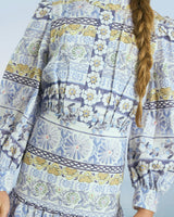 Yoselin Embroidered Mini Dress