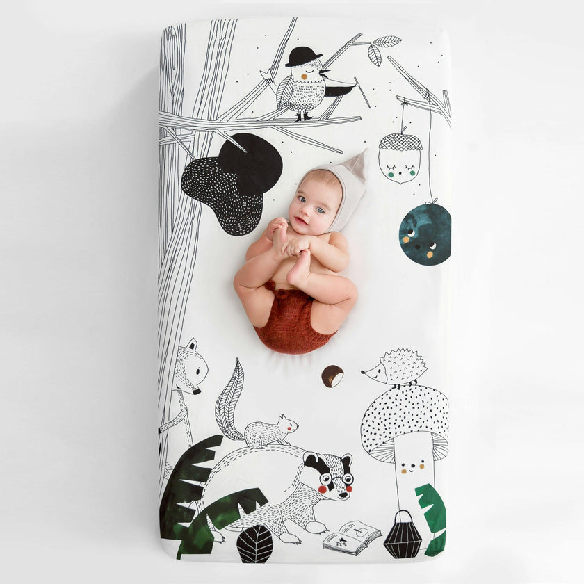 Woodland Dreams Standard Crib Sheet