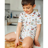 The Organic Short Sleeve Pajama Set [Ahoy Mates]
