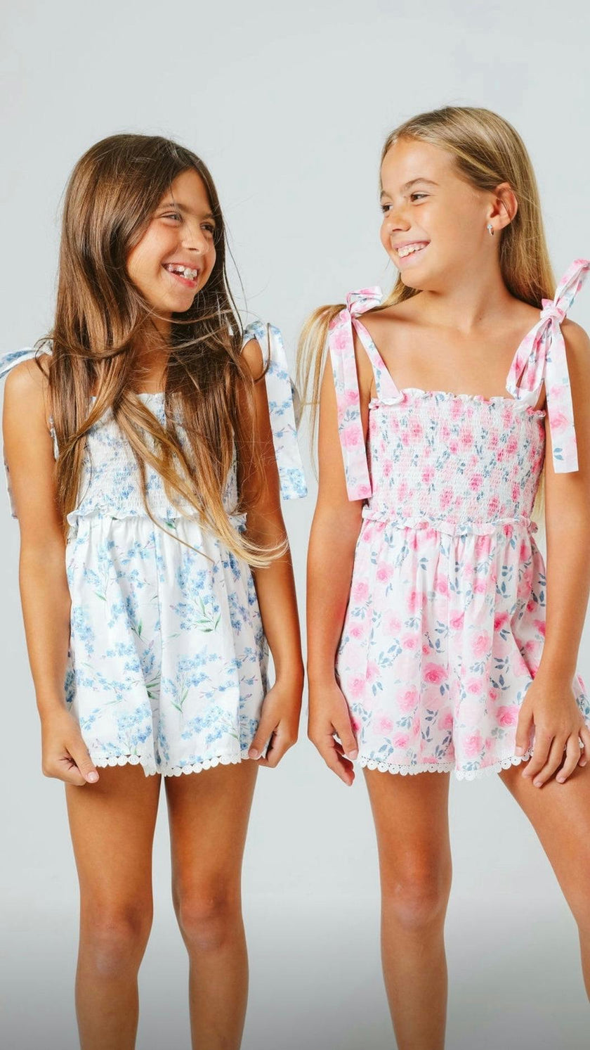 Shellona romper in blue