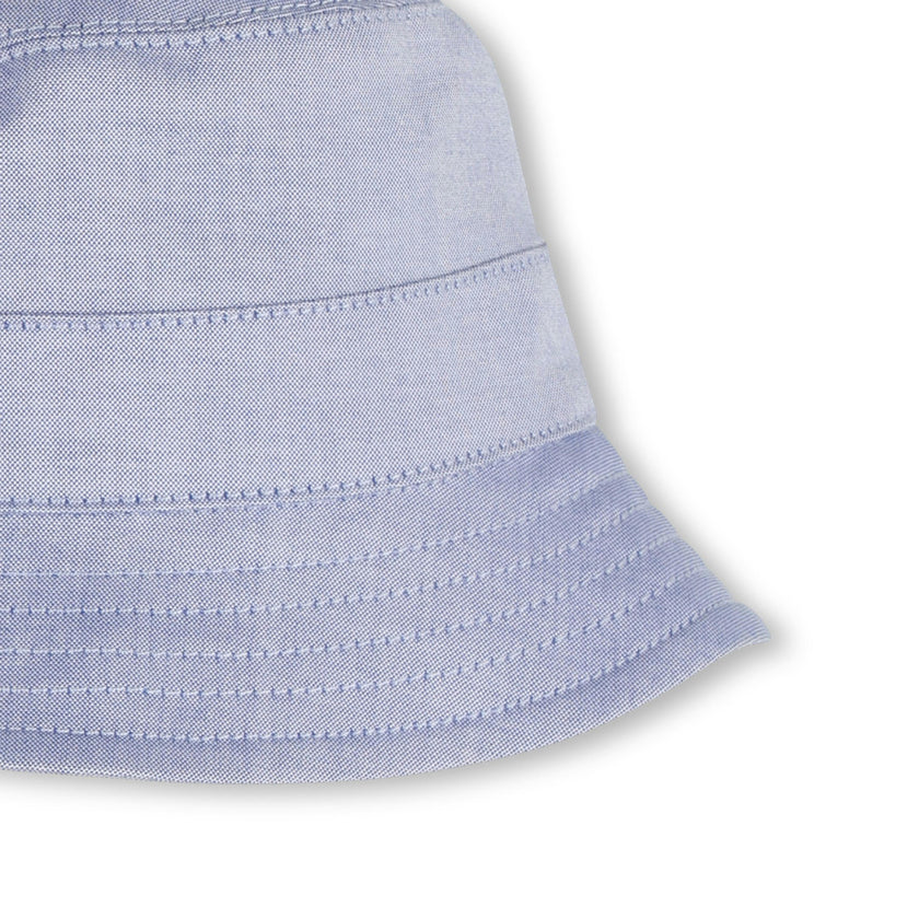 Light Blue Romper & Hat Set
