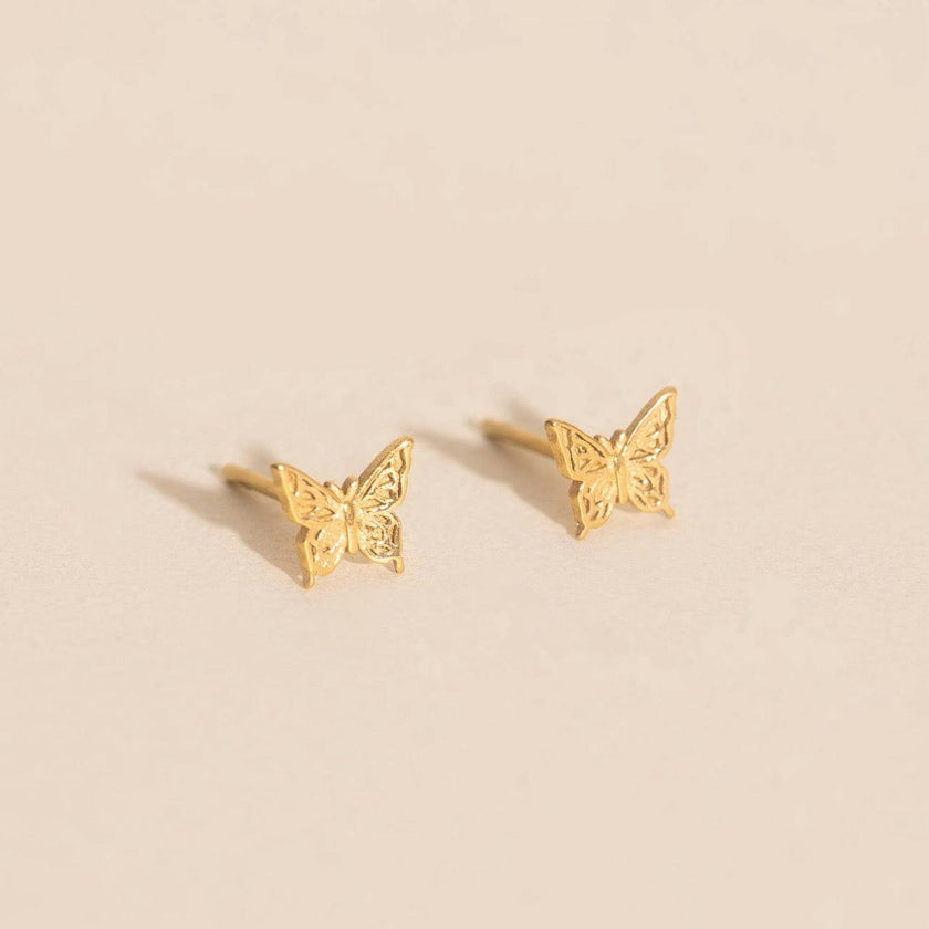 Mini Butterfly Stud Earrings