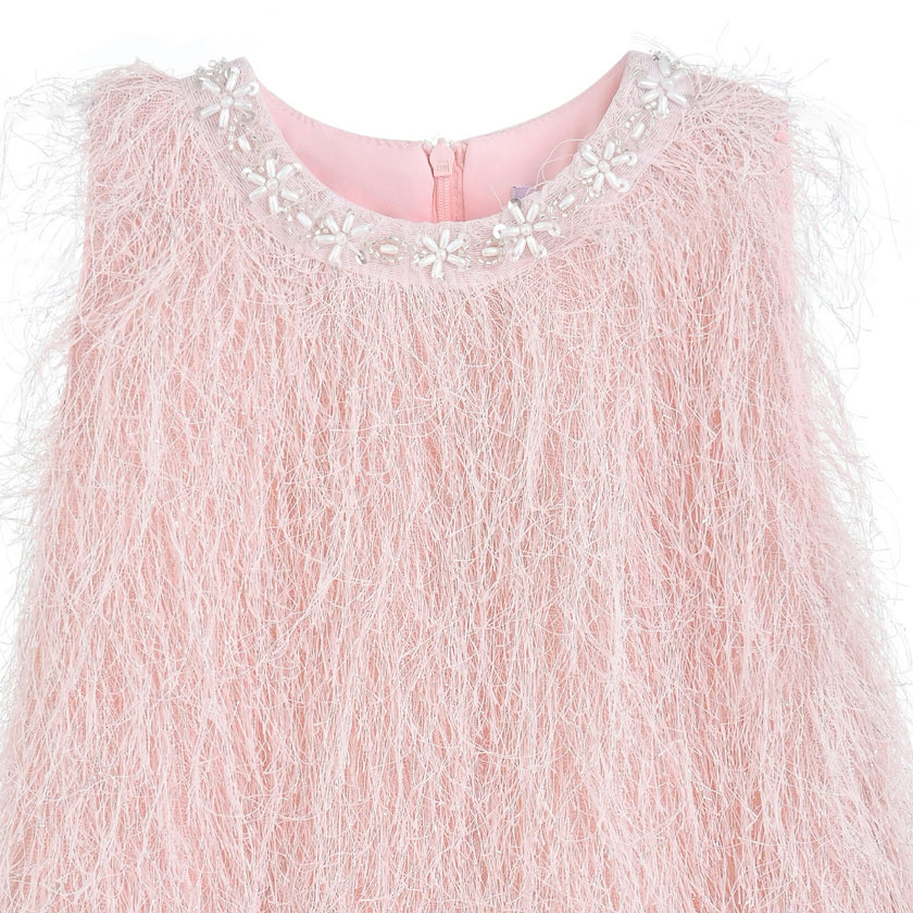 Pink Ivana Textured Dress