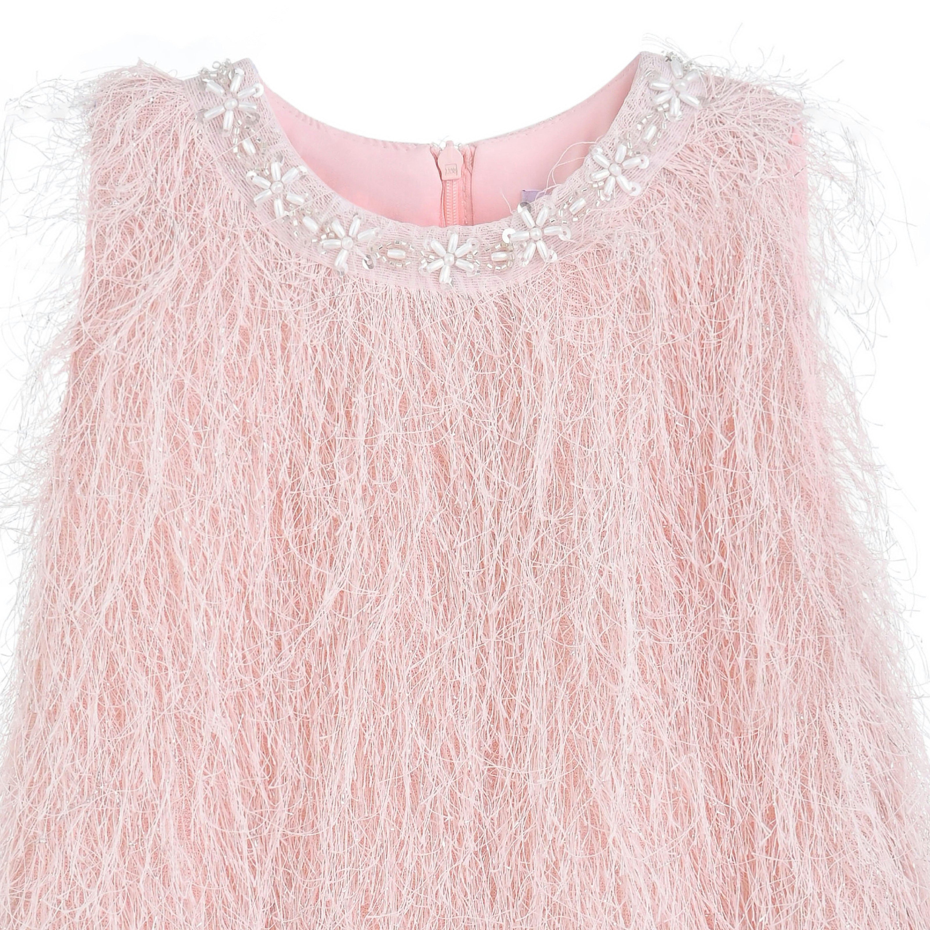 Pink Ivana Textured Dress