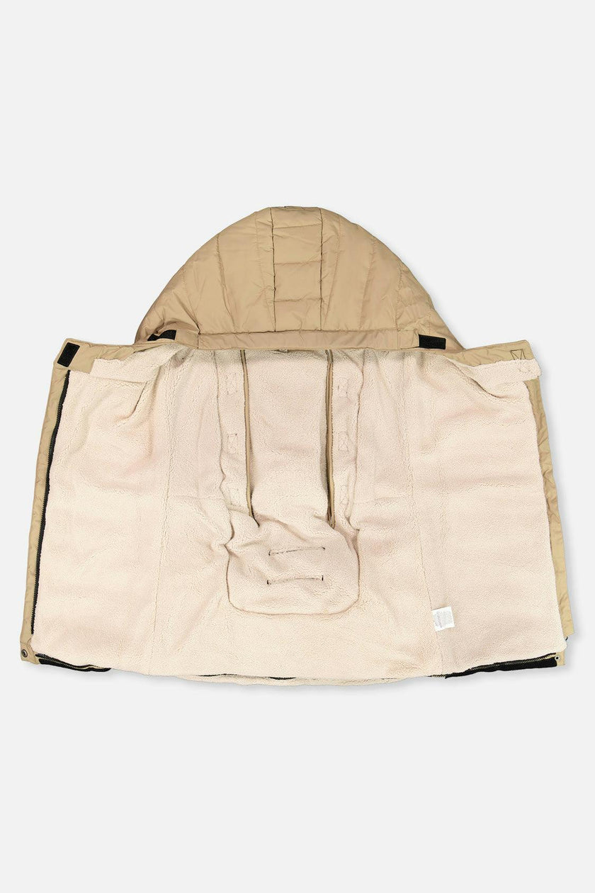 Evolutive Footmuff For Car Seats and Strollers Taupe
