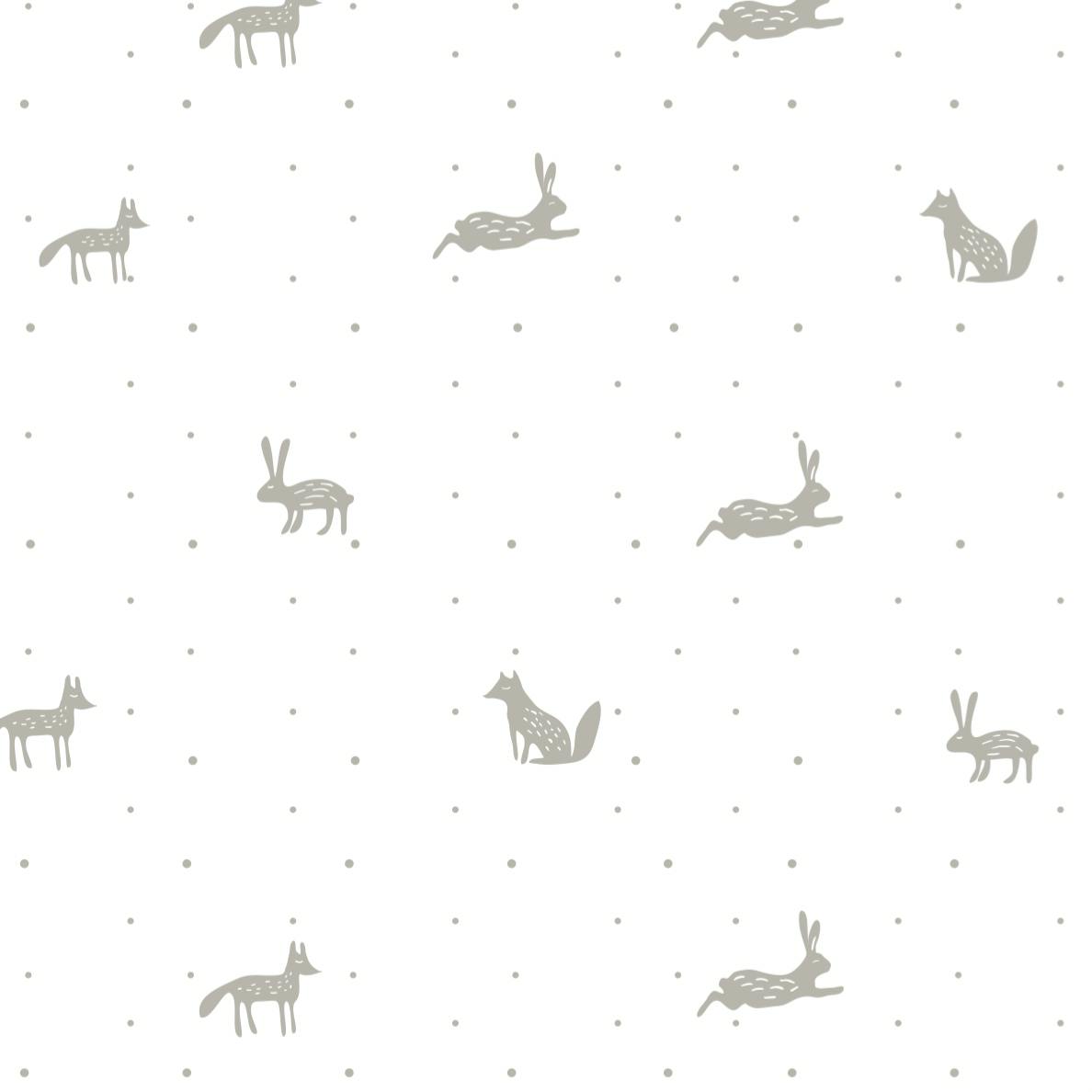 Little Gray Rabbits Pima Baby Pajama