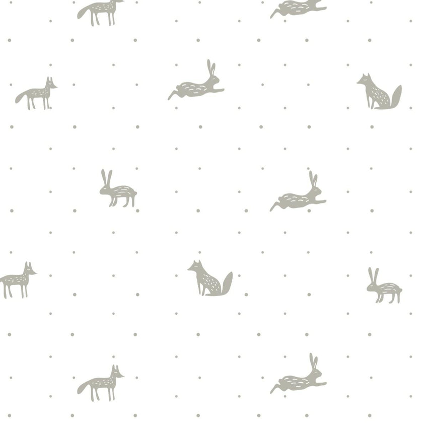 Little Gray Rabbit Pima Cotton Baby Blanket