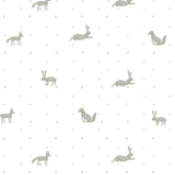 Little Gray Rabbit Pima Cotton Baby Blanket